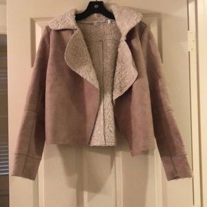 Tan Jacket With Fur Lining